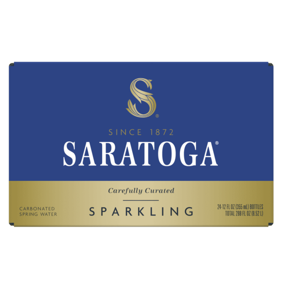 Saratoga&reg; Sparkling Spring Water 12 Fl Oz Glass Bottle (24 Pack) Image1