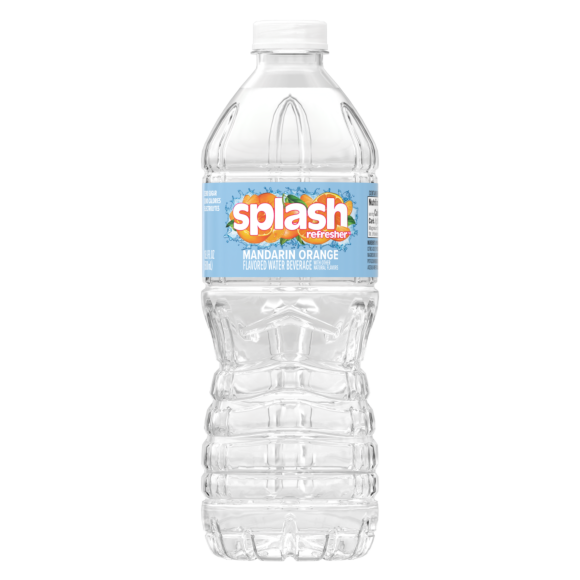 Splash Refresher™, Flavored Water Beverage, Mandarin Orange Flavor, 16.9 FL OZ Plastic Bottles (24 Count) Image2
