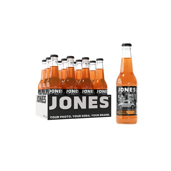 Jones™ Orange & Cream Craft Soft Drink 12 FL Oz Glass Bottles (12 Pack)