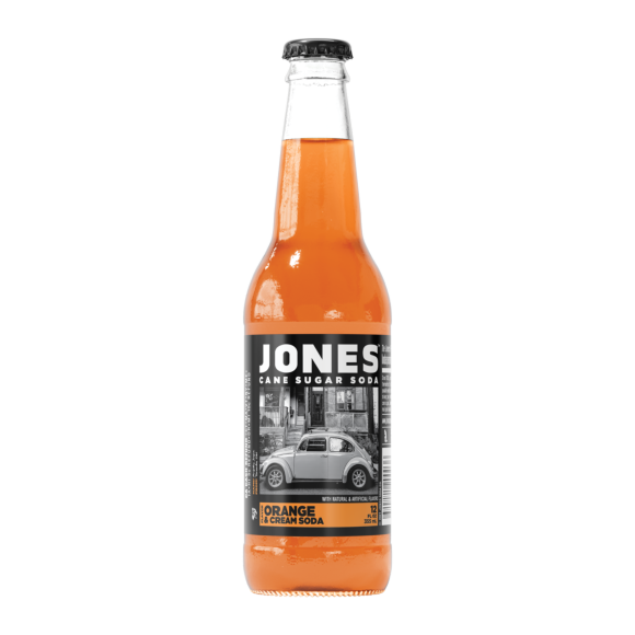Jones™ Orange & Cream Craft Soft Drink 12 FL Oz Glass Bottles (12 Pack) Image1
