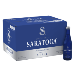 Saratoga® Natural Spring Water 12 Fl Oz Glass Bottle (24 Pack)