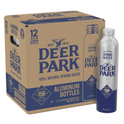 Deer Park® Natural Spring Water Aluminum Bottle 25oz (12 Pack)