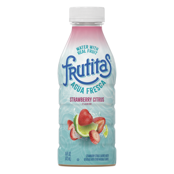 Frutitas™ Agua Fresca, Strawberry Citrus 16 oz (12 Pack) Image2