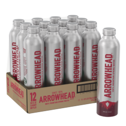 Arrowhead® Mountain Spring Water Aluminum Bottle 25oz (12 Pack)