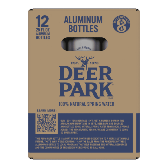 Deer Park® Natural Spring Water Aluminum Bottle 25oz (12 Pack) Image3