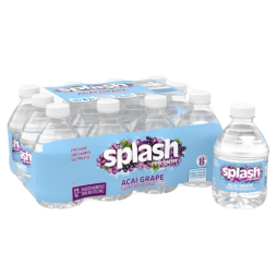 Splash Refresher™ Acai Grape Flavored Water Beverage 8 Fl Oz Plastic Bottles (24 Pack)