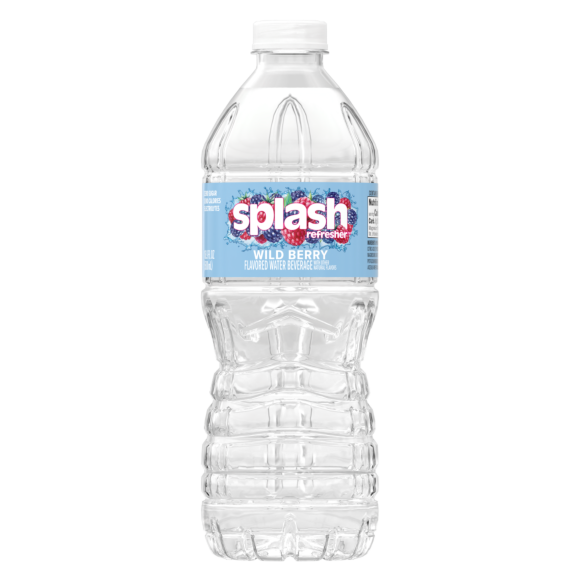 Splash Refresher™, Flavored Water Beverage, Wild Berry Flavor, 16.9 FL OZ Plastic Bottles (24 Count) Image2
