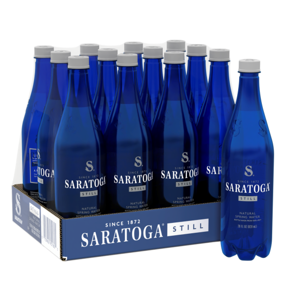 Saratoga® Natural Spring Water 28 Fl Oz Plastic Bottle (12 Pack)
