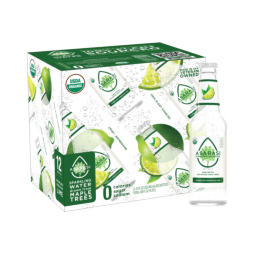 Asarasi® Organic Sparkling Peruvian Lime Tree Water 12 oz Glass Bottle (12 Pack)