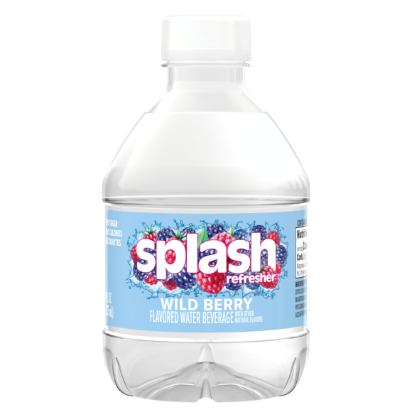 Splash Refresher™ Wild Berry Flavored Water Beverage 8 Fl Oz Plastic Bottles (24 Pack) Image2