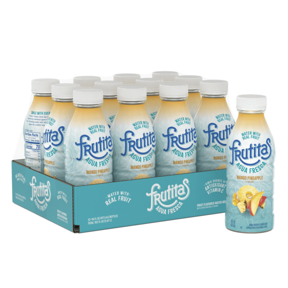 Frutitas™ Agua Fresca, Mango Pineapple 16 oz (12 Pack)