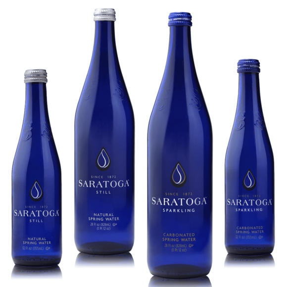 Saratoga® Sparkling Spring Water 28 Fl Oz Glass Bottle (12 Pack) Image2