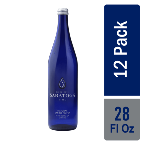 Saratoga® Natural Spring Water 28 Fl Oz Glass Bottle (12 Pack) Image1