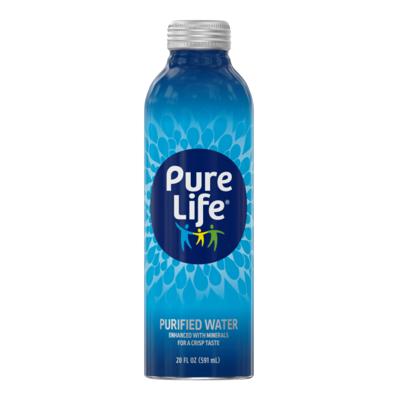 Pure Life® Purified Water Aluminum Bottle 20oz (18 Pack) Image2