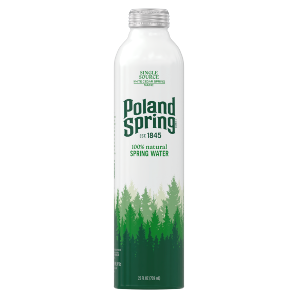 Poland Spring® Natural Spring Water Aluminum Bottle 25oz (12 Pack) Image2