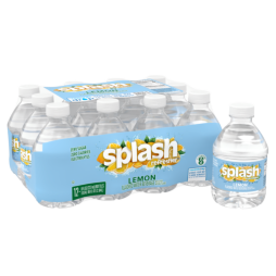 Splash Refresher™ Lemon Flavored Water Beverage 8 Fl Oz Plastic Bottles (24 Pack)