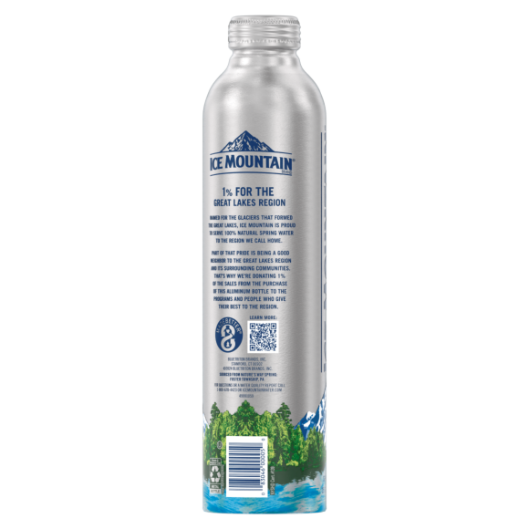 Ice Mountain® Natural Spring Water Aluminum Bottle 25oz (12 Pack) Image4