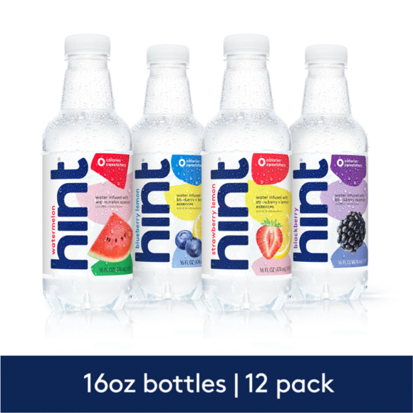 Hint® Water White Variety Pack 16 FL Oz Plastic Bottles (12 Pack) Image3