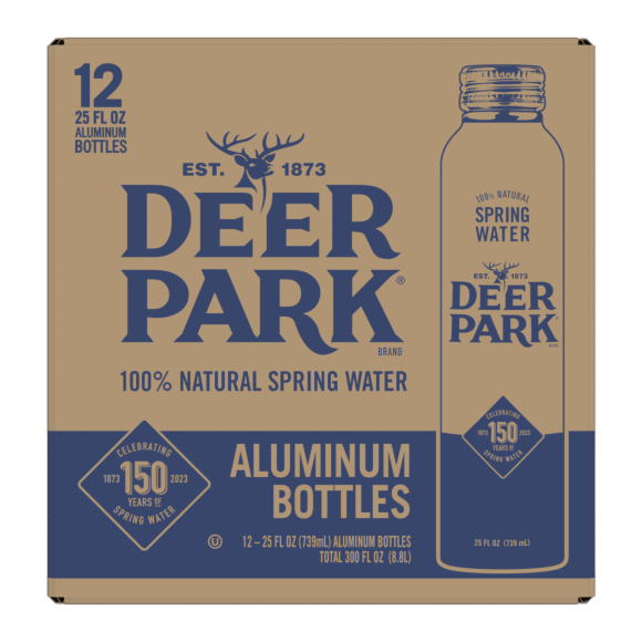 Deer Park® Natural Spring Water Aluminum Bottle 25oz (12 Pack) Image1