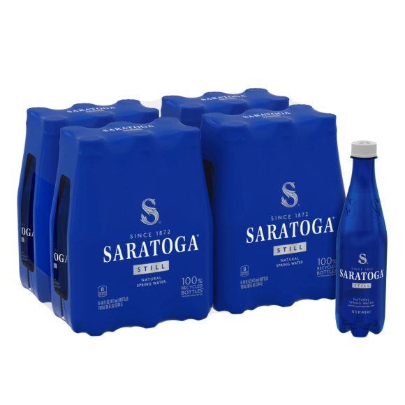 Saratoga® Natural Spring Water 16 Fl Oz Plastic Bottle (24 Pack)