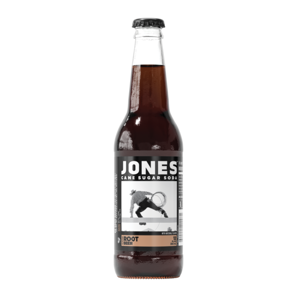 Jones™ Root Beer Craft Soft Drink 12 FL Oz Glass Bottles (12 Pack) Image1