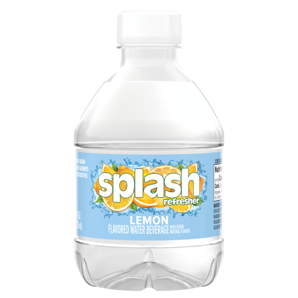 Splash Refresher™ Lemon Flavored Water Beverage 8 Fl Oz Plastic Bottles (24 Pack) Image2