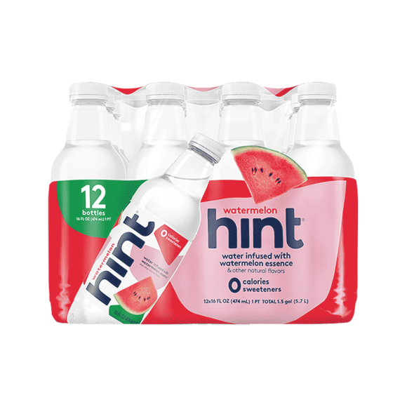 Hint® Watermelon Infused Water 16 FL Oz Plastic Bottles (12 Pack)