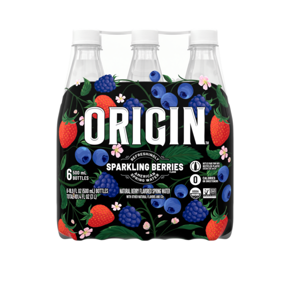 origin sparkling water berries flavor 16.9 oz bottles 24 pack Image1