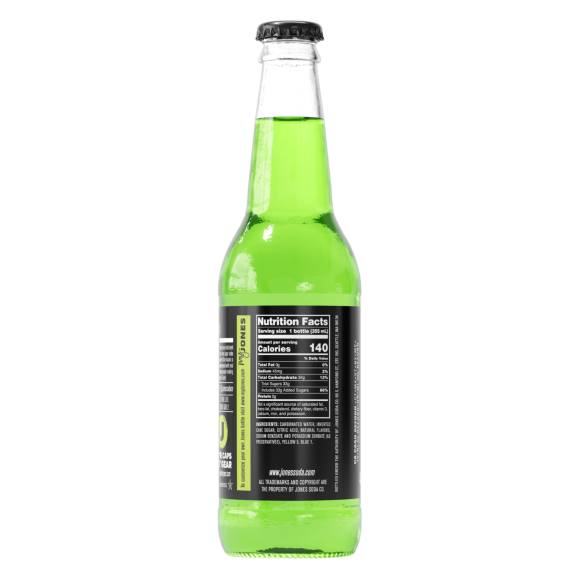 Jones™ Green Apple Craft Soft Drink 12 FL Oz Glass Bottles (12 Pack) Image2