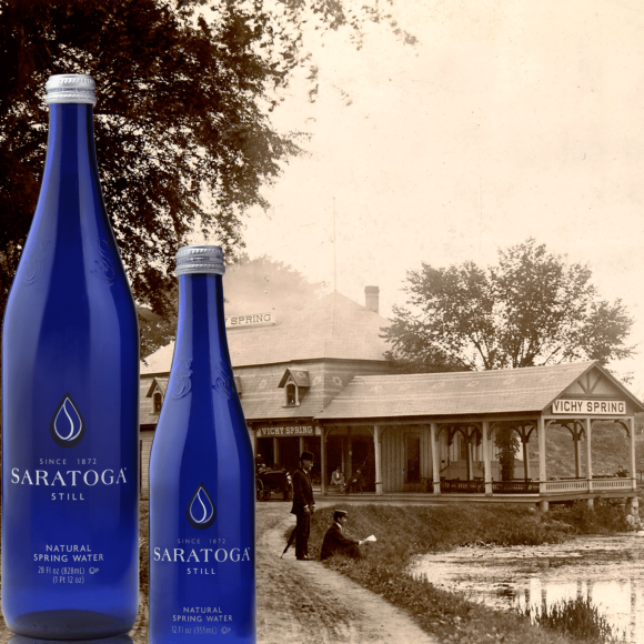 Saratoga® Natural Spring Water 28 Fl Oz Glass Bottle (12 Pack) Image2