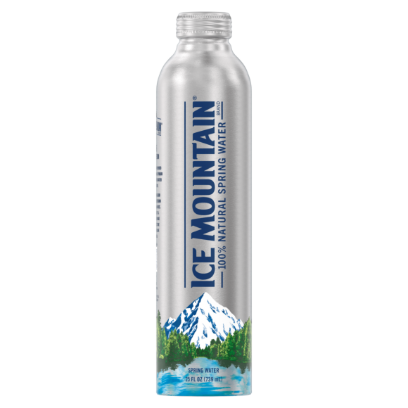 Ice Mountain® Natural Spring Water Aluminum Bottle 25oz (12 Pack) Image2