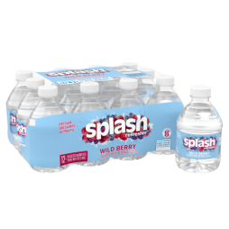 Splash Refresher™ Wild Berry Flavored Water Beverage 8 Fl Oz Plastic Bottles (24 Pack)