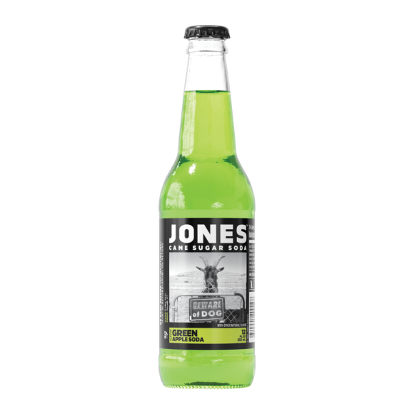 Jones™ Green Apple Craft Soft Drink 12 FL Oz Glass Bottles (12 Pack) Image1