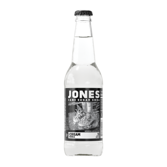 Jones™ Cream Soda Craft Soft Drink 12 FL Oz Glass Bottles (12 Pack) Image1