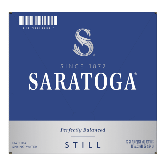 Saratoga® Natural Spring Water 28 Fl Oz Glass Bottle (12 Pack) Image3