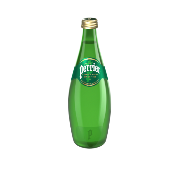 Perrier® Original Carbonated Mineral Water - Glass Image2