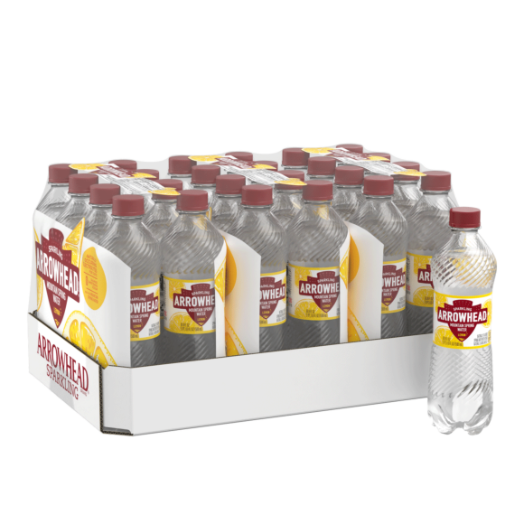 Arrowhead® Brand Sparkling 100% Mountain Spring Water - Lively Lemon