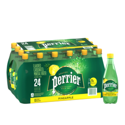 Perrier® Carbonated Mineral Water Bottles - Pineapple