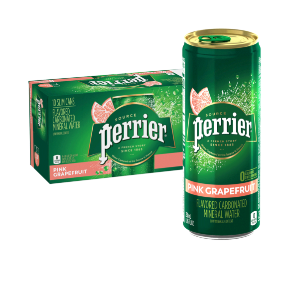 Perrier® Grapefruit Flavored Carbonated Mineral Water - Slim Cans