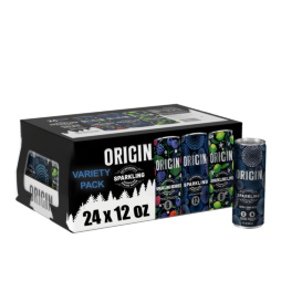 ORIGIN™ Variety Flavor Sparkling Water 12 Fl Oz Aluminum Cans (24 Pack)