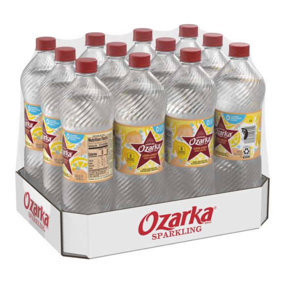 Ozarka® Brand Sparkling 100% Natural Spring Water - Lemon Ginger Image1
