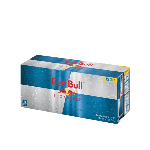 12 pack case of red bull sugar free energy drink Image1