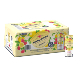 Sanpellegrino® Momenti Lemon & Red Raspberry Italian Sparkling Drinks - Slim Cans