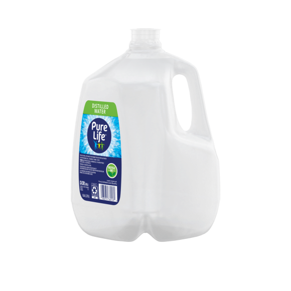 1 gallon jug pure life distilled water side handle Image2
