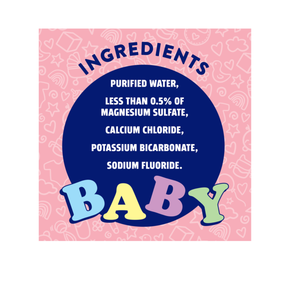 ingredients list pure life baby purified nursery water no fluoride Image4