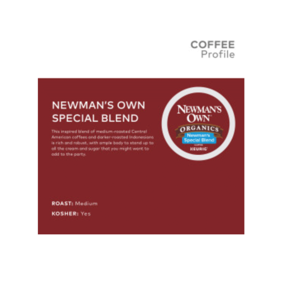 coffee profile of newmans own organic special blend extra bold coffee k cup Image3
