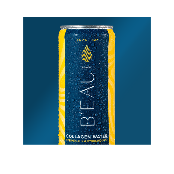 can of lemon lime beau collagen water Image1