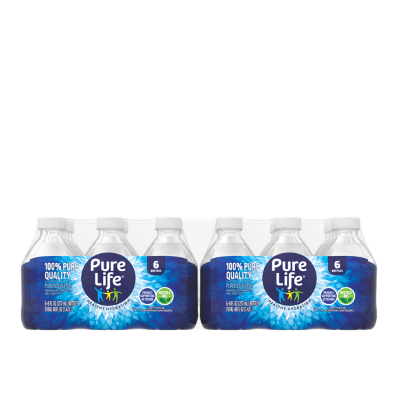 Pure Life® Purified Water 8 Fl Oz Plastic Bottle (24 Pack) Image1