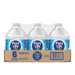 Pure Life® Purified Water 101.4 Fl Oz Plastic Bottle (6 Pack)