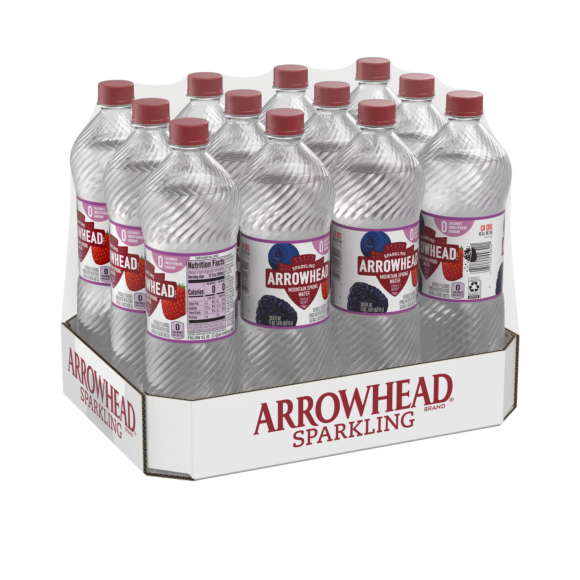 Arrowhead® Brand Sparkling 100% Mountain Spring Water - Triple Berry Image1